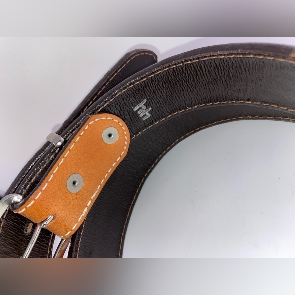 NWOT Double J Saddlery Cognac Leather Tooled Belt 44 MSRP $335​​​​​​​​​​​​​ - Picture 5 of 10
